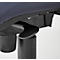 Schäfer Shop Pure Chaise de bureau SSI Proline P1 ECO, avec accoudoirs, mécanisme synchrone, assise avec disques intervertébraux, plastique recyclé, noir/anthracite