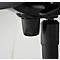Schäfer Shop Pure Chaise de bureau SSI Proline P1 ECO, avec accoudoirs, mécanisme synchrone, assise avec disques intervertébraux, plastique recyclé, noir/anthracite