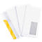 Schäfer Shop Pure Enveloppen, staand, 250 stuks + verzendenvelop C4, 250 stuks SET, m. venster
