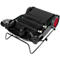 Schäfer Shop Pure Handkehrmaschine, Kehrleistung 3200 m²/h, bis 30 l, L 1130 x B 850 x H 860/910/960 mm, schwarz/rot
