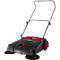Schäfer Shop Pure handveger, veegcapaciteit 2800 m²/u, tot 14 l, L 1100 x B 670 x H 980 mm, zwart/rood