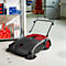 Schäfer Shop Pure handveger, veegcapaciteit 3200 m²/u, tot 30 l, L 1130 x B 850 x H 860/910/960 mm, zwart/rood