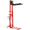 Schäfer Shop Pure hoogheffende truck, handmatig, 1600 kg draagvermogen, tot 1600 mm hefhoogte, rood