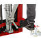 Schäfer Shop Pure hoogheffende truck, handmatig, 1600 kg draagvermogen, tot 1600 mm hefhoogte, rood
