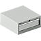 Schäfer Shop Pure ladekast 27-27, 1 lade, tot 200 kg, B 564 x D 572 x H 250 mm, lichtgrijs/lichtgrijs.
