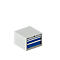 Schäfer Shop Pure ladekast 27-27, 3 laden, tot 200 kg, B 564 x D 572 x D 400 mm, gentiaanblauw/lichtgrijs, met een lengte tot 200 kg.