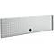 Schäfer Shop Pure Lochwand für AST31 Tischaufbau, bis 150 kg, B 2000 x H 380 mm, Stahl, lichtgrau