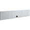 Schäfer Shop Pure Lochwand für AST31 Tischaufbau, bis 150 kg, B 2000 x H 380 mm, Stahl, weißaluminium