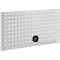 Schäfer Shop Pure Lochwand für AST31 Tischaufbau, bis 150 kg, B 750 x H 380 mm, Stahl, lichtgrau