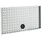 Schäfer Shop Pure Lochwand für AST31 Tischaufbau, bis 150 kg, B 750 x H 380 mm, Stahl, lichtgrau
