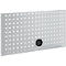 Schäfer Shop Pure Lochwand für AST31 Tischaufbau, bis 150 kg, B 750 x H 380 mm, Stahl, weißaluminium
