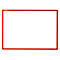 Schäfer Shop Pure Magneetlijst SSI standaard, A3 liggend formaat, rood, 5 stuks