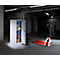 Schäfer Shop Pure materiaalkast, 4 legborden, afsluitbaar, B 950 x D 400 x H 1935 mm, staal, lichtgrijs RAL 7035/ lichtgrijs RAL 7035