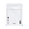 White shipping bag with barcode, company logo and markings.