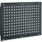 Schäfer Shop Pure Panneau latéral pour tables de travail réglables en hauteur manuellement AST31, trame de trous 38 x 10 mm, jusqu'à 50 kg, acier, gris anthracite