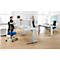 Schäfer Shop Pure Pied de table raccourci PLANOVA BASIC, alu blanc
