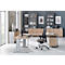 Schäfer Shop Pure Pied de table raccourci PLANOVA BASIC, alu blanc