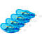 Schäfer Shop Pure Pure Correctieroller Standaard, 8 m x 5 mm, blauw, 3 stuks + 1 GRATIS