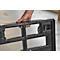 Schäfer Shop Pure Roulettes de transport, norme européenne, jusqu'à 300 kg, avec rebord d'empilage, roues pivotantes, L 610 x l 410 mm, HDPE &amp; TPU, noir profond RAL 9005