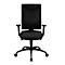 Schäfer Shop Pure Siège de bureau SSI PROLINE P1 Clean, avec accoudoirs, mécanisme synchrone ponctuel, assise avec disques intervertébraux, revêtement antibactérien, noir
