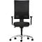 Schäfer Shop Pure Siège de bureau SSI Proline S2, avec accoudoirs, mécanisme synchrone précis, assise spéciale soutien du bassin, noir/noir