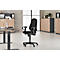 Schäfer Shop Pure siège de bureau Support CLEAN, avec accoudoirs, mécanisme synchrone, siège à disque intervertébral, revêtement antibactérien, noir