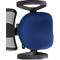 Schäfer Shop Pure Silla de oficina BALANCE 400 NET, contacto permanente, con reposabrazos, asiento ortopédico Fitness azul