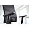Schäfer Shop Pure Silla de oficina SSI Proline Edition, con reposabrazos, mecanismo sincronizado, asiento ergonómico, respaldo de malla 3D, negro/aluminio plateado