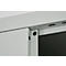 Schäfer Shop Pure Stahlschrank, aus Stahl, 4 Böden, 5 OH, abschließbar, B 1200 x T 400 x H 1935 mm, Lichtgrau RAL 7035