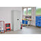 Schäfer Shop Pure Stahlschrank, aus Stahl, 4 Böden, 5 OH, abschließbar, B 800 x T 400 x H 1935 mm, lichtgrau RAL 7035