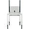 Schäfer Shop Pure Structure de table pour tables de travail AST31, 2 x colonnes de structure, 1 x paroi perforée, L 750 x H 1035 mm, acier, gris anthracite/gris clair