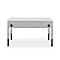 Schäfer Shop Pure Table de travail AST31, réglage en hauteur manuel, plateau mélaminé, 4 pieds, jusqu'à 500 kg, L 1500 x P 800 x H 800-1030 mm, gris clair/gris clair