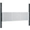Schäfer Shop Pure Tischaufbau für Arbeitstische AST31, 2 x Aufbausäulen, 1 x Lochwand, B 1500 x H 1035 mm, Stahl, anthrazitgrau/weißaluminium