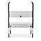Schäfer Shop Pure Tischaufbau für Arbeitstische AST31, 2 x Aufbausäulen, 1 x Lochwand, B 1500 x H 1615 mm, Stahl, anthrazitgrau/lichtgrau