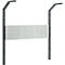 Schäfer Shop Pure Tischaufbau für Arbeitstische AST31, 2 x Aufbausäulen, 1 x Lochwand, B 1500 x H 1615 mm, Stahl, anthrazitgrau/lichtgrau