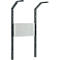 Schäfer Shop Pure Tischaufbau für Arbeitstische AST31, 2 x Aufbausäulen, 1 x Lochwand, B 750 x H 1615 mm, Stahl, anthrazitgrau/lichtgrau