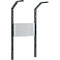 Schäfer Shop Pure Tischaufbau für Arbeitstische AST31, 2 x Aufbausäulen, 1 x Lochwand, B 750 x H 1615 mm, Stahl, anthrazitgrau/weißaluminium