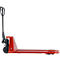Schäfer Shop Pure Transpalette, commande manuelle de levage, capacité de charge jusqu'à 2000 kg, roulettes pivotantes &amp; fourche, L 1550 x l 540 x H 1230 mm, rouge