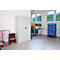 Schäfer Shop Pure Universalschrank, 5 OH, 4 Fachböden, abschließbar, B 1200 x T 400 x H 1935 mm, Stahl, lichtgrau RAL 7035/lichtgrau RAL 7035