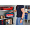 Schäfer Shop Pure Universalschrank, 5 OH, 4 Fachböden, abschließbar, B 1200 x T 400 x H 1935 mm, Stahl, lichtgrau RAL 7035/lichtgrau RAL 7035