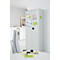 Schäfer Shop Pure Universalschrank, 5 OH, 4 Fachböden, abschließbar, B 800 x T 400 x H 1935 mm, Stahl, lichtgrau RAL 7035/lichtgrau RAL 7035
