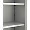 Schäfer Shop Pure Universalschrank, 5 OH, 4 Fachböden, abschließbar, B 800 x T 400 x H 1935 mm, Stahl, weißaluminium RAL 9006/weißaluminium RAL 9006