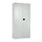 Schäfer Shop Pure Universalschrank, 5 OH, 4 Fachböden, abschließbar, B 950 x T 400 x H 1935 mm, Stahl, lichtgrau RAL 7035/lichtgrau RAL 7035