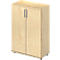 Schäfer Shop Pure Vleugeldeurkast Proplana, 3 ordnerhoogten, breedte 800 mm, afsluitbaar, esdoornpatroon 