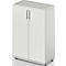 Schäfer Shop Pure Vleugeldeurkast Proplana, 3 ordnerhoogten, breedte 800 mm, afsluitbaar, lichtgrijs 