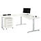 Schäfer Shop Select 3-delige kantoormeubelset Start Off bureau, rechthoekig, T-poot, B 1800 x D 800 x H 735 mm 