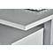 Schäfer Shop Select 3-tlg. Büromöbelset Schreibtisch Start Off, Rechteck, T-Fuß, B 1800 x T 800 x H 735 mm, Ahorn/graphit
