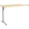 Schäfer Shop Select Anbautisch Start Off, f. T-Fuß, rechteckig, B 1000 x T 600 x H 735 mm, ahorn