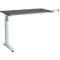 Schäfer Shop Select Anbautisch Start Off, f. T-Fuß, rechteckig, B 1000 x T 600 x H 735 mm, graphit