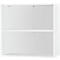 Schäfer Shop Select Anstell-/Aufsatzregal, 2 OH & 1 Fachboden, B 800 x T 420 x H 726 mm, weiß